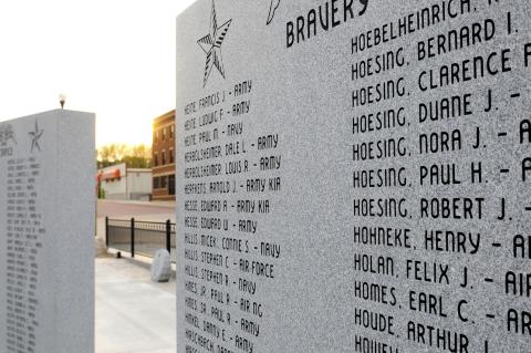 More names continue to be added to the Hartington Area Veterans Memorial 