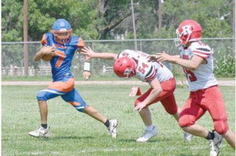 Football team punches in first ‘W’ of season 